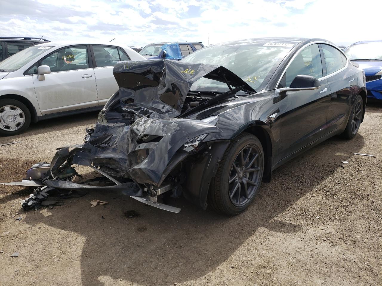 Photo 2 from auction – 2019 TESLA MODEL 3 with VIN 5YJ3E1EBXKF385134