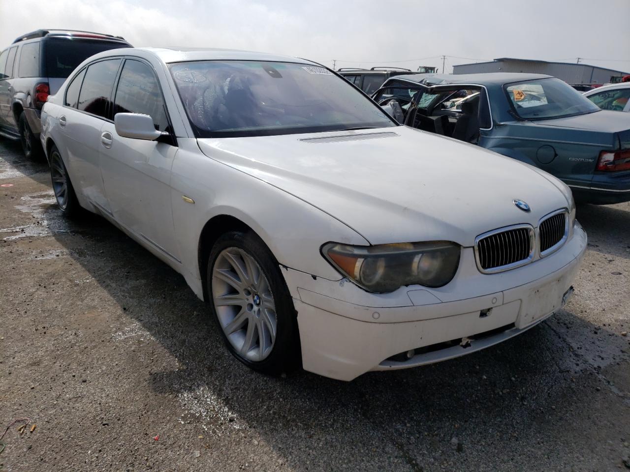 BMW 745 LI 2004 with VIN WBAGN634X4DS46390 - Photo from auction