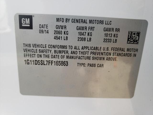Photo 10 from auction – 2015 CHEVROLET MALIBU 2LT with VIN 1G11D5SL7FF165863