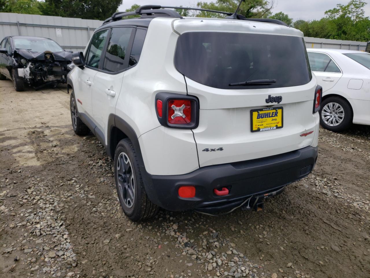 Photo 3 from auction – 2016 JEEP RENEGADE T with VIN ZACCJBCTXGPC76654