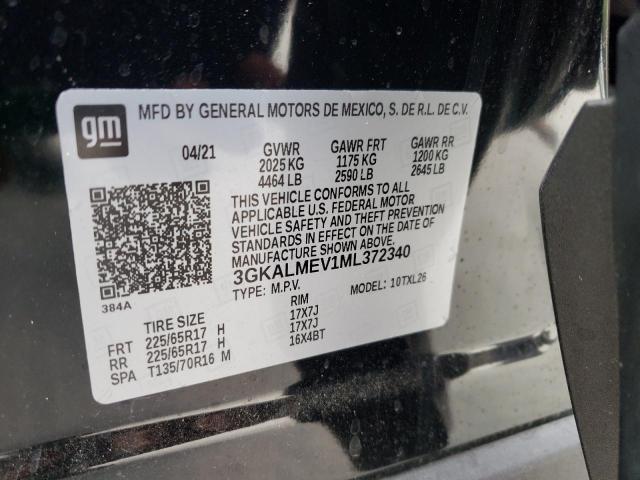 Photo 10 from auction – 2021 GMC TERRAIN SL with VIN 3GKALMEV1ML372340