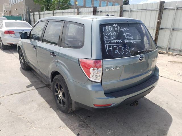 Photo 3 from auction – 2009 SUBARU FORESTER 2 with VIN JF2SH61629H702621