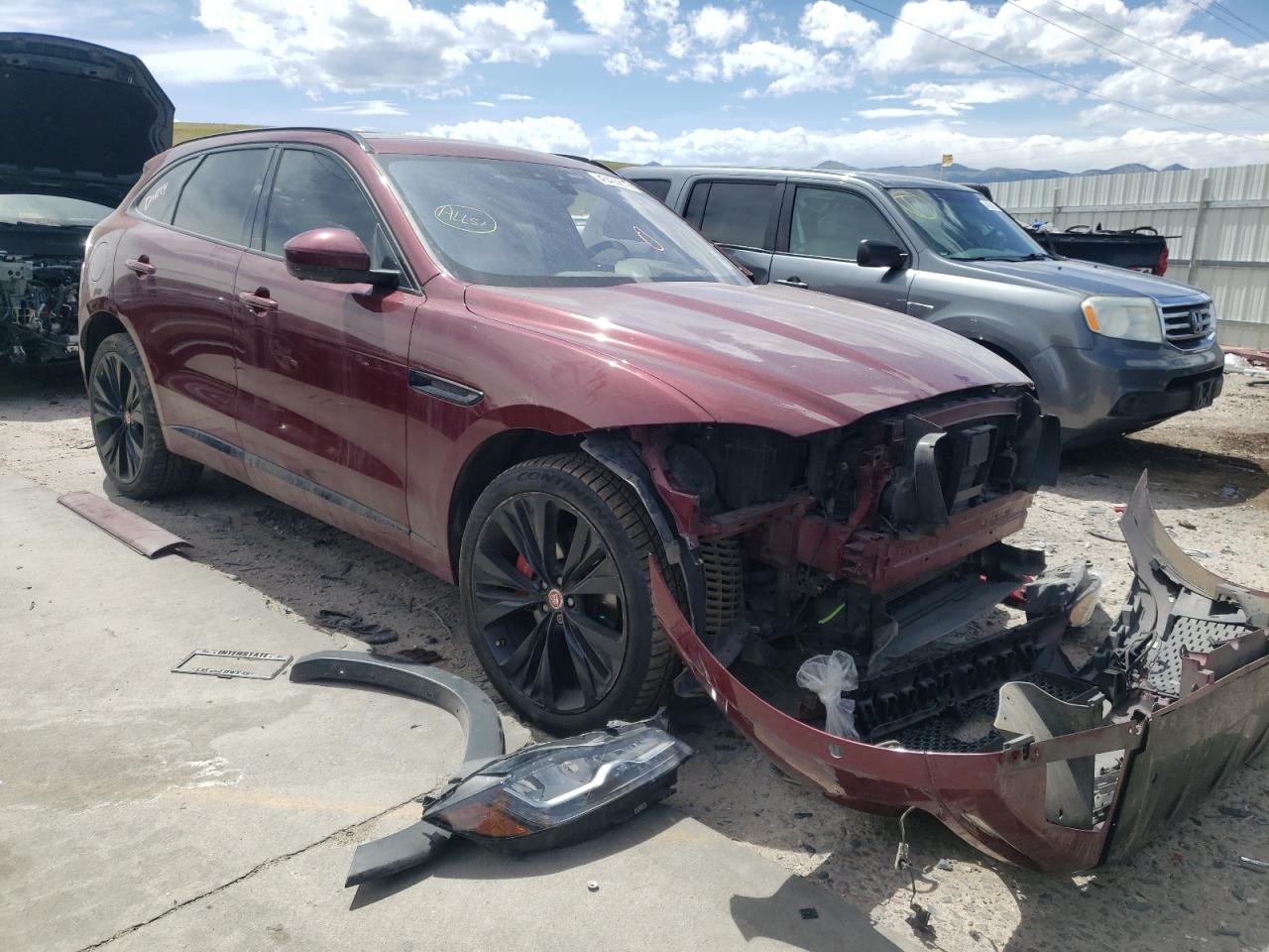 Photo 1 from auction – 2017 JAGUAR F-PACE S with VIN SADCM2BV7HA054802