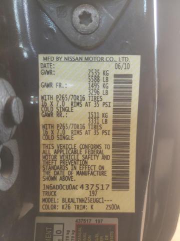 Photo 10 from auction – 2010 NISSAN FRONTIER K with VIN 1N6AD0CU0AC437517