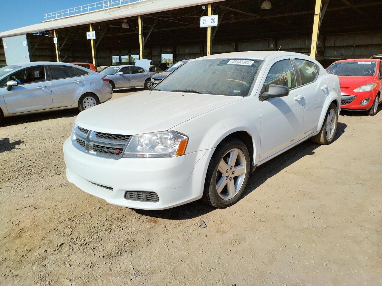 Photo 2 from auction – 2013 DODGE AVENGER SE with VIN 1C3CDZAB9DN607341
