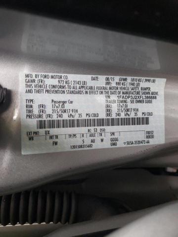 Photo 10 from auction – 2015 FORD FOCUS TITA with VIN 1FADP3J2XFL386888