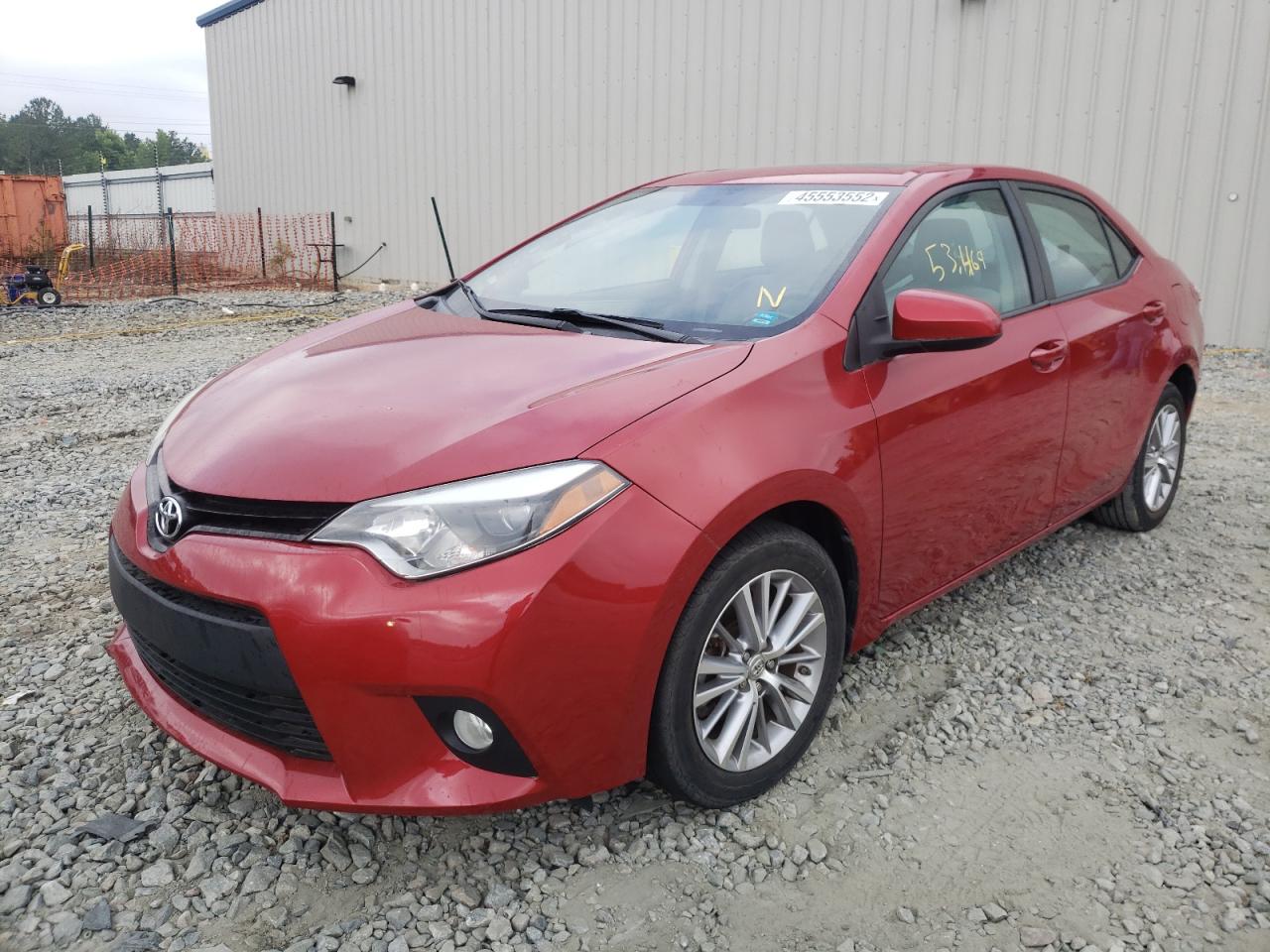 Photo 2 from auction – 2014 TOYOTA COROLLA L with VIN 2T1BURHE1EC004072