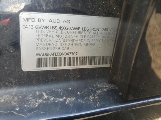 Photo 10 from auction – 2013 AUDI A4 PREMIUM with VIN WAUBFAFL5DN047707