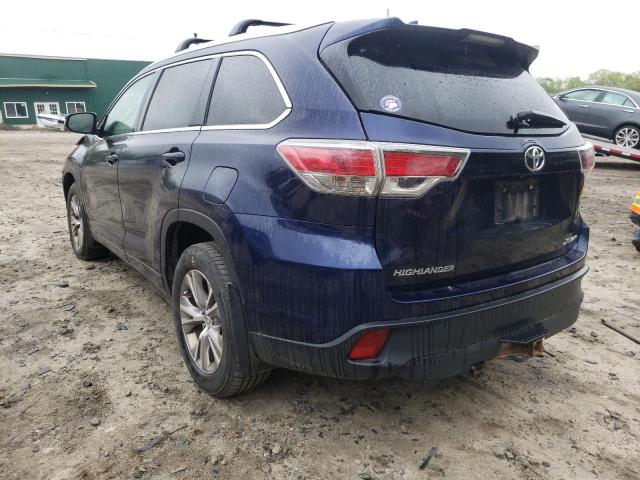Фото 3 с аукциона – 2014 TOYOTA HIGHLANDER с VIN 5TDJKRFH9ES011177