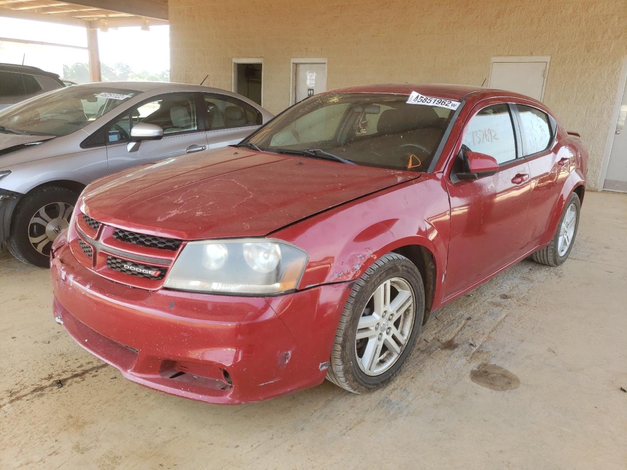 Photo 2 from auction – 2013 DODGE AVENGER SX with VIN 1C3CDZCB0DN503060