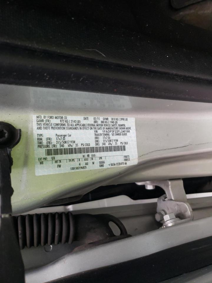 Photo 10 from auction – 2015 FORD FOCUS SE with VIN 1FADP3F22FL240168