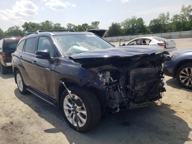 TOYOTA HIGHLANDER 2021 with VIN 5TDDBRCHXMS522235 - Photo from auction