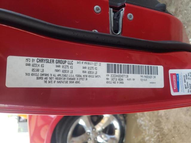 Photo 10 from auction – 2013 DODGE CHARGER SX with VIN 2C3CDXHG5DH577138