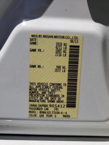 Photo 10 from auction – 2013 NISSAN ALTIMA 2.5 with VIN 1N4AL3AP6DC905412