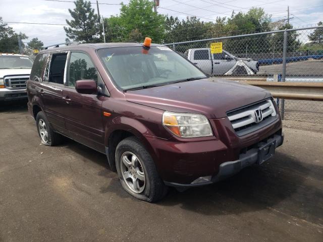 HONDA PILOT EXL 2008 with VIN 5FNYF18518B044349 - Photo from auction