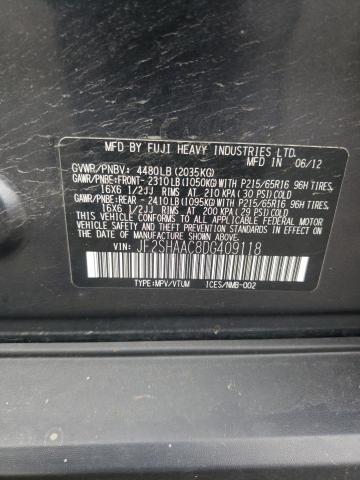 Photo 10 from auction – 2013 SUBARU FORESTER 2 with VIN JF2SHAAC8DG409118