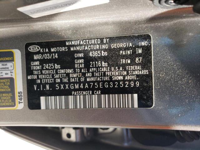 Photo 10 from auction – 2014 KIA OPTIMA LX with VIN 5XXGM4A75EG325299