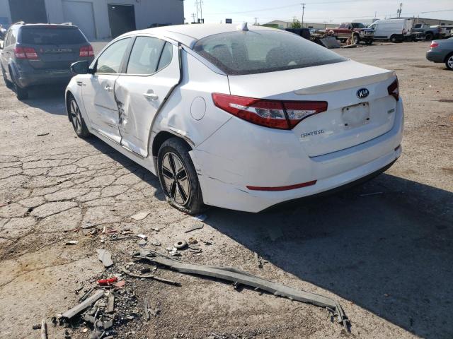 Photo 3 from auction – 2013 KIA OPTIMA HYB with VIN KNAGM4AD6D5056400