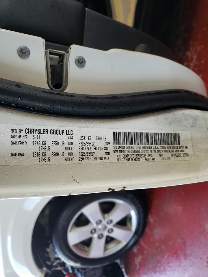Photo 10 from auction – 2011 DODGE JOURNEY MA with VIN 3D4PH1FG1BT558336