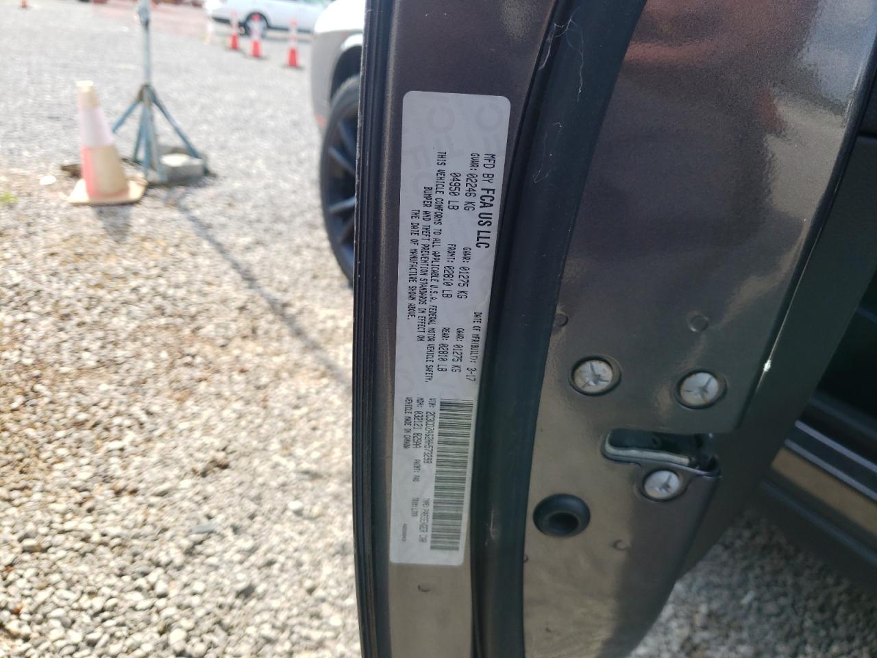 Photo 10 from auction – 2017 DODGE CHALLENGER with VIN 2C3CDZAG2HH573298