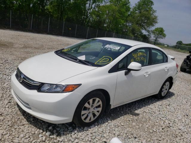 Photo 2 from auction – 2012 HONDA CIVIC LX with VIN 19XFB2F57CE086762