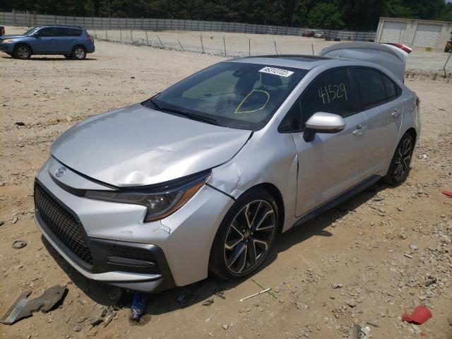 Photo 2 from auction – 2021 TOYOTA COROLLA SE with VIN JTDP4MCE6MJ068062