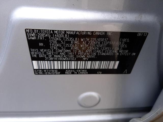Photo 10 from auction – 2013 TOYOTA RAV4 LE with VIN 2T3BFREV8DW064563