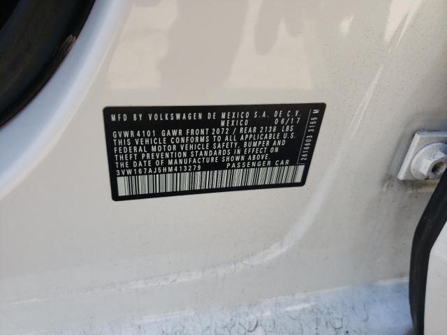 Photo 10 from auction – 2017 VOLKSWAGEN JETTA S with VIN 3VW167AJ5HM413279