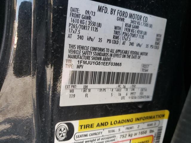 FORD EXPEDITION 2014 with VIN 1FMJU1G51EEF03865 - Photo from auction