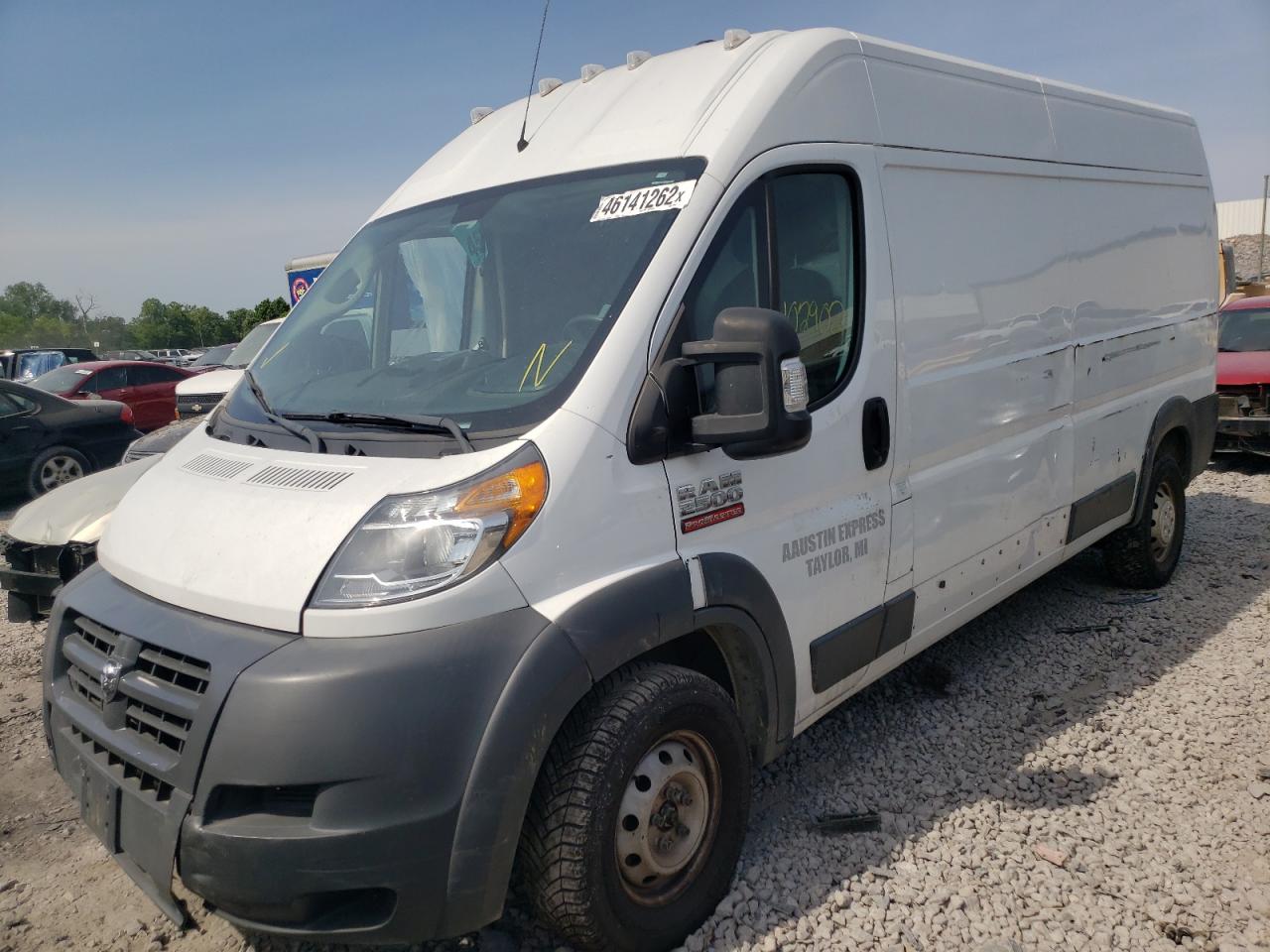 Photo 2 from auction – 2017 RAM PROMASTER with VIN 3C6TRVDG5HE544303