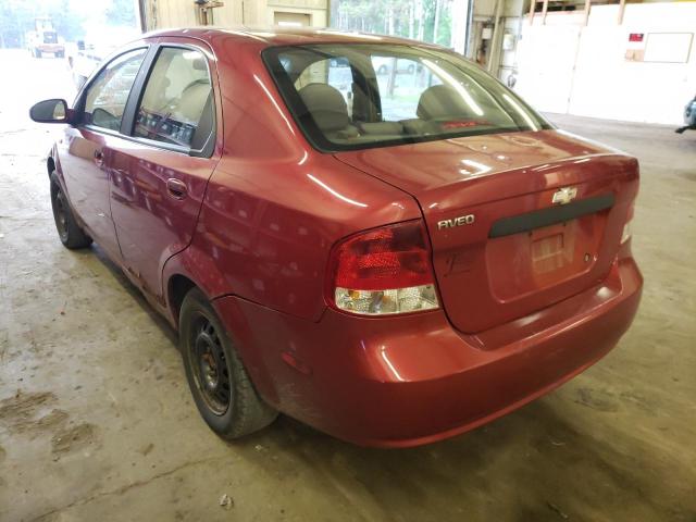 Photo 6 from auction – 2006 CHEVROLET AVEO BASE with VIN KL1TD56646B626987