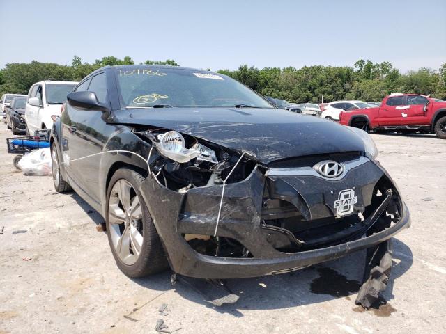 HYUNDAI VELOSTER 2013 with VIN KMHTC6AD6DU104186 - Photo from auction