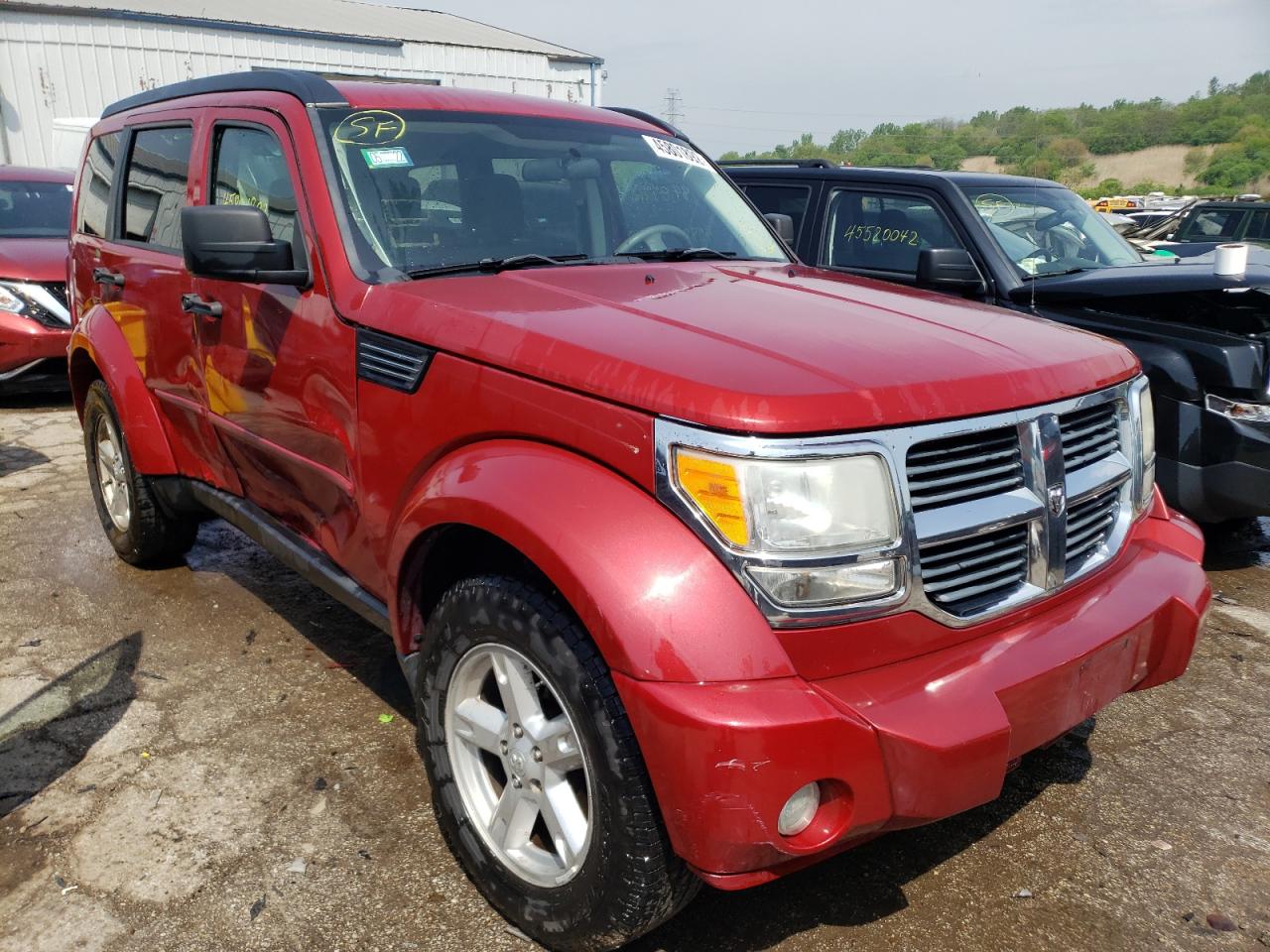 DODGE NITRO SXT 2008 with VIN 1D8GU28K28W123121 - Photo from auction