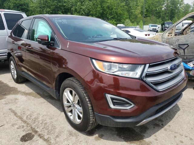 FORD EDGE SEL 2015 with VIN 2FMTK4J88FBC31329 - Photo from auction