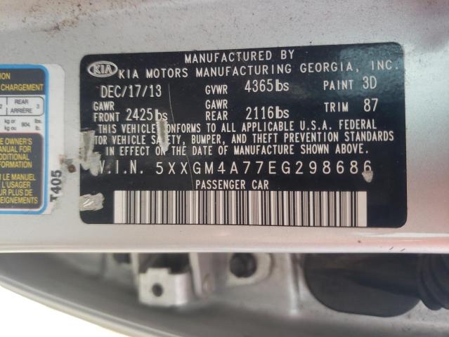 Photo 1 from auction – 2014 KIA OPTIMA LX with VIN 5XXGM4A77EG298686