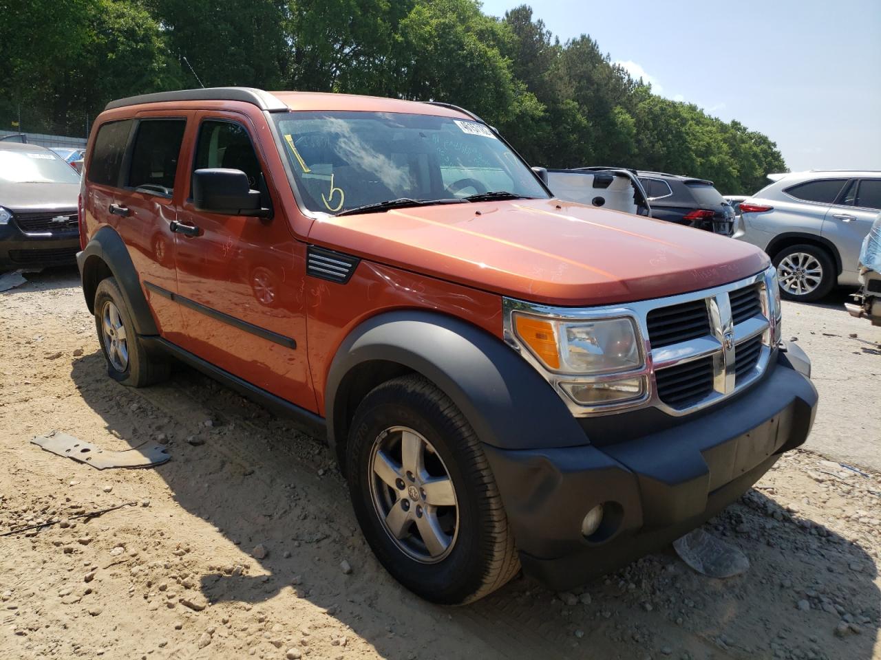 DODGE NITRO SXT 2007 with VIN 1D8GT28K47W596424 - Photo from auction