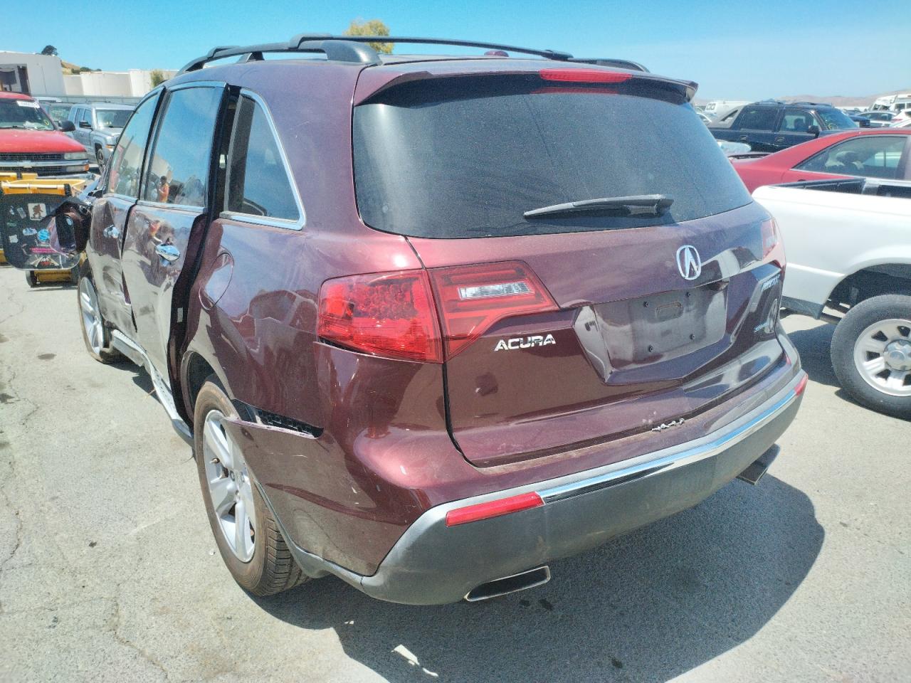 Photo 3 from auction – 2012 ACURA MDX TECHNO with VIN 2HNYD2H48CH503487