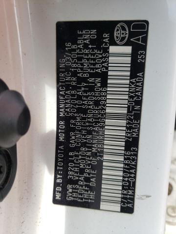 Photo 10 from auction – 2016 TOYOTA COROLLA L with VIN 2T1BURHE9GC629886