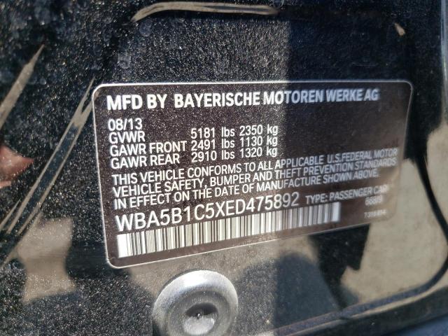 Photo 10 from auction – 2014 BMW 535 I with VIN WBA5B1C5XED475892