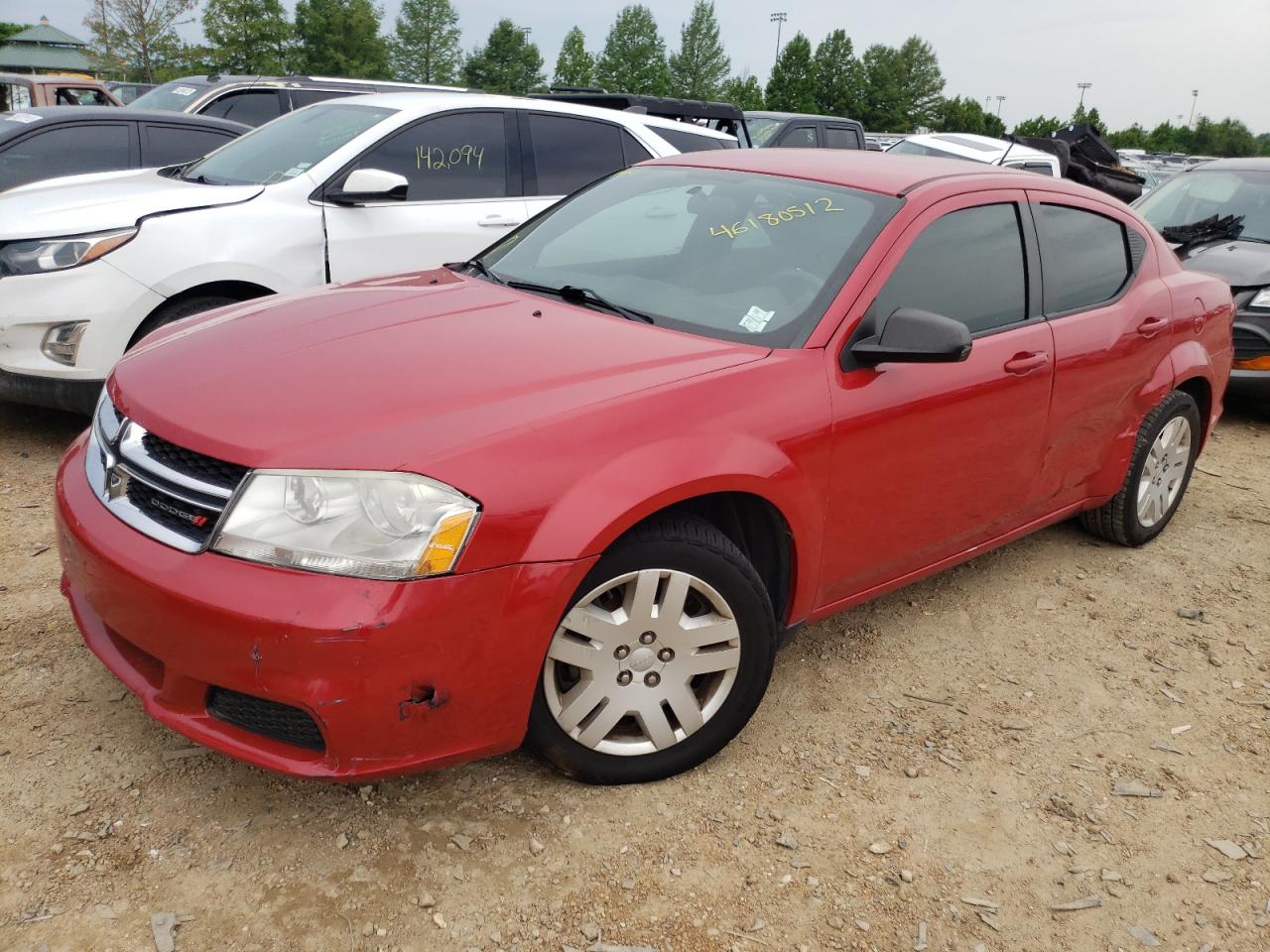 Photo 9 from auction – 2014 DODGE AVENGER SE with VIN 1C3CDZAB5EN126066
