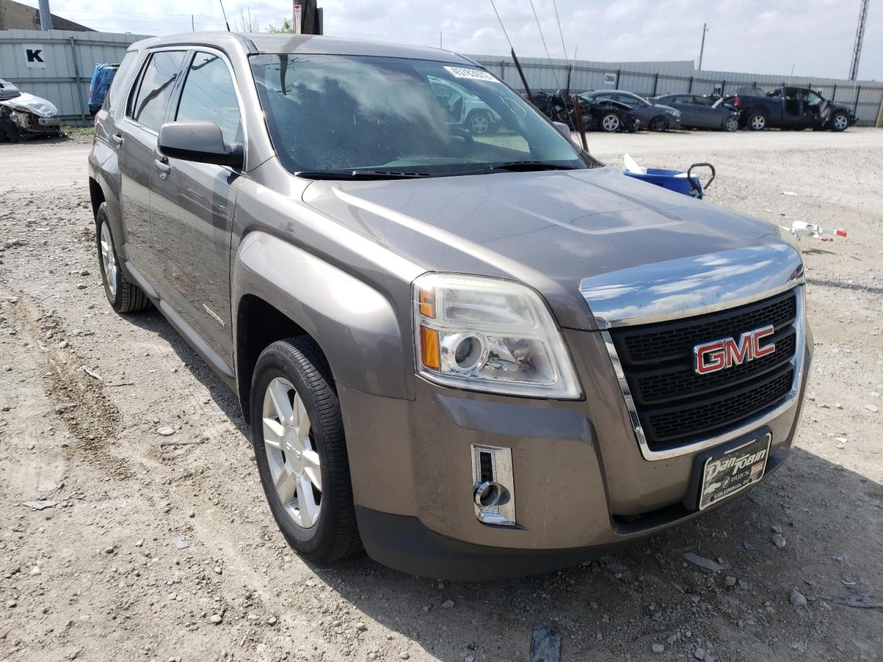 GMC TERRAIN SL 2012 with VIN 2GKFLREK4C6327520 - Photo from auction