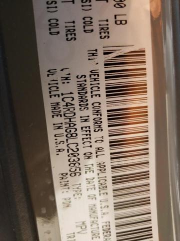 Photo 10 from auction – 2020 DODGE DURANGO SX with VIN 1C4RDHAG8LC203856