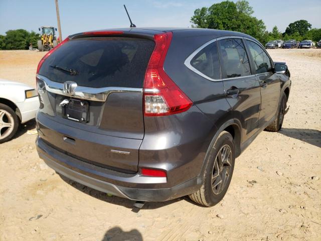 Photo 4 from auction – 2016 HONDA CR-V SE with VIN 2HKRM3H41GH553516