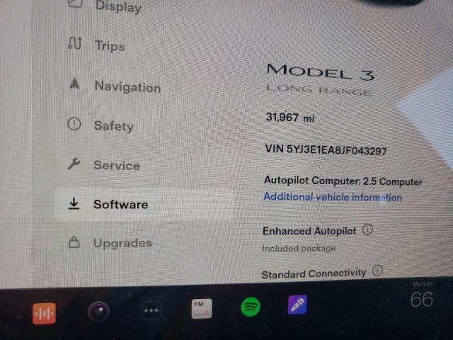Photo 8 from auction – 2018 TESLA MODEL 3 with VIN 5YJ3E1EA8JF043297