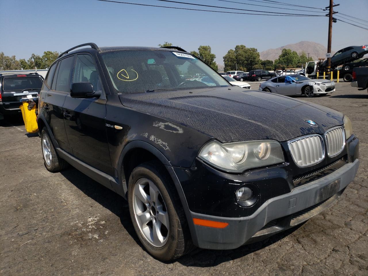 BMW X3 3.0SI 2008 with VIN WBXPC93418WJ04307 - Photo from auction