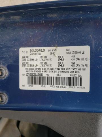 Photo 10 from auction – 2006 DODGE RAM 2500 S with VIN 1D7KS28C56J150336