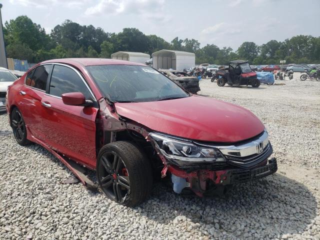 HONDA ACCORD SPO 2016 with VIN 1HGCR2F50GA080973 - Photo from auction