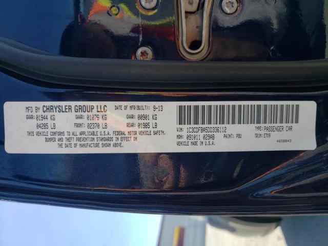 Photo 10 from auction – 2013 DODGE DART SXT with VIN 1C3CDFBA5DD336112