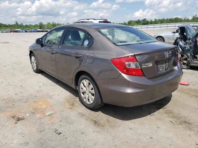 Photo 3 from auction – 2012 HONDA CIVIC LX with VIN 2HGFB2F58CH581297