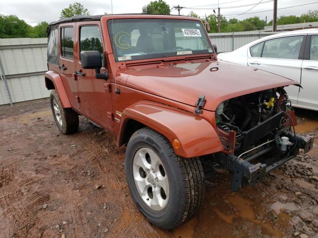 JEEP WRANGLER U 2014 with VIN 1C4BJWEG4EL220245 - Photo from auction